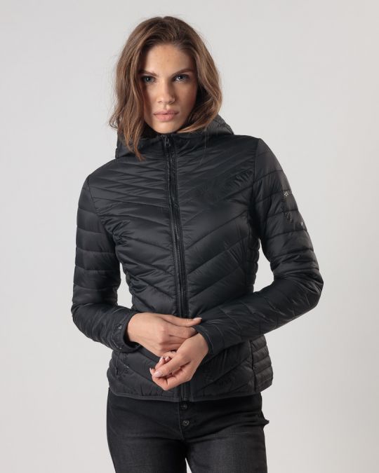 BLACK WOMEN'S COAT 2D24FW3510KA1600