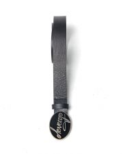 BLACK WOMEN'S LEATHER BELT