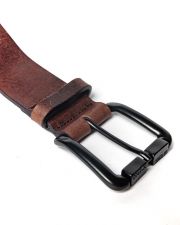 BROWN MEN'S LEATHER BELT