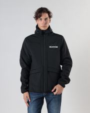 BLACK MEN'S TRANSITIONAL COAT