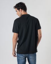 BLACK MEN'S POLO SHIRT