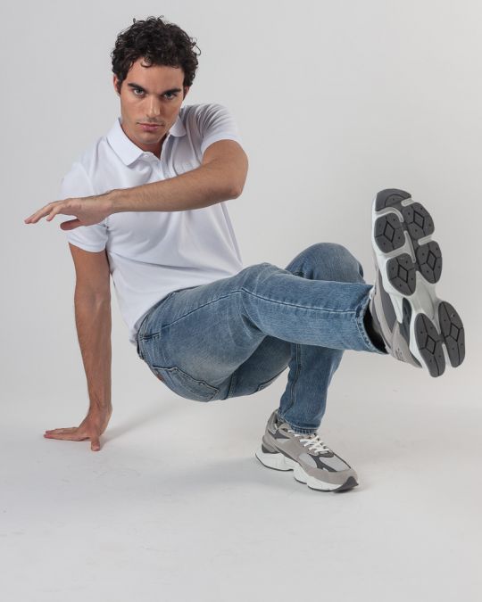 BLUE MEN'S JOGJEANS PANTS 1D24FW1145LP7125