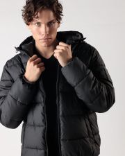 BLACK MEN'S WINTER COAT