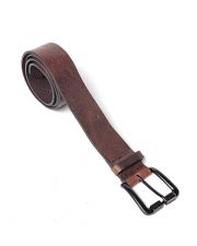 BROWN MEN'S LEATHER BELT