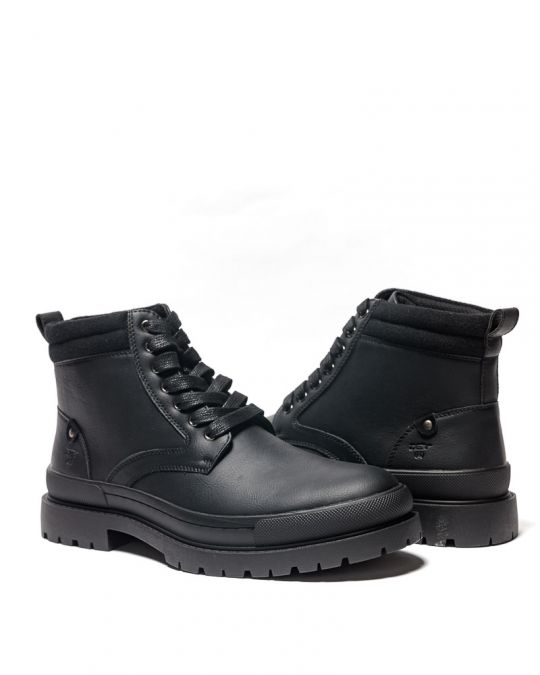 BLACK MEN'S BOOTS - PERRY DE24FW6050PU
