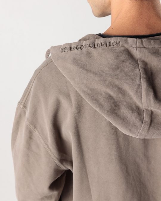 BROWN MEN'S ZIP-UP SWEATSHIRT 1D24FW4073KA0706