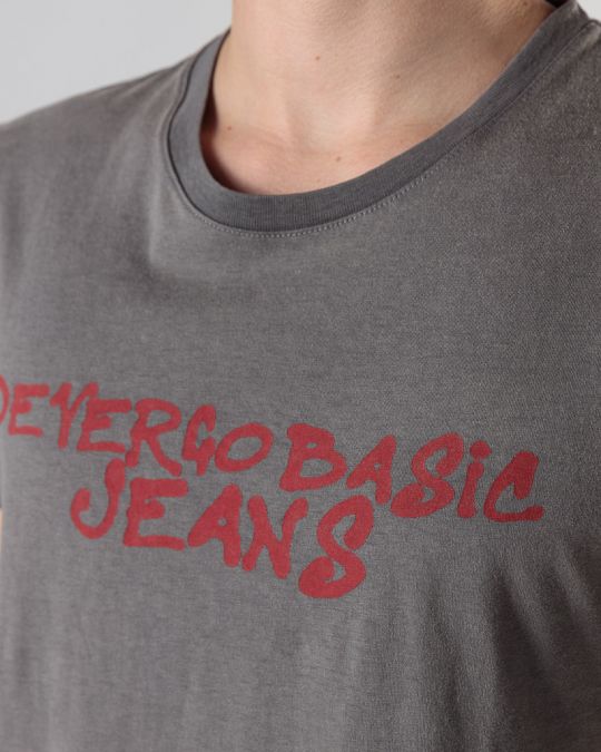 GREY MEN'S T-SHIRT 1D24FW4040SS0124