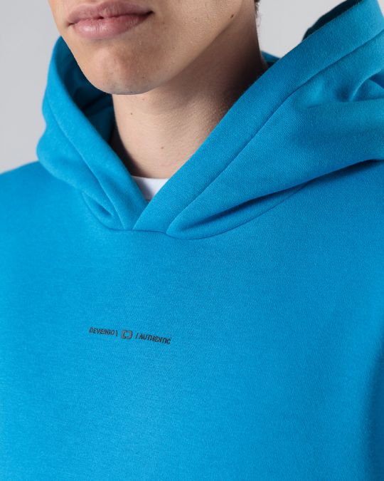 BLUE MEN'S HOODIE 1D24FW4084LS0705