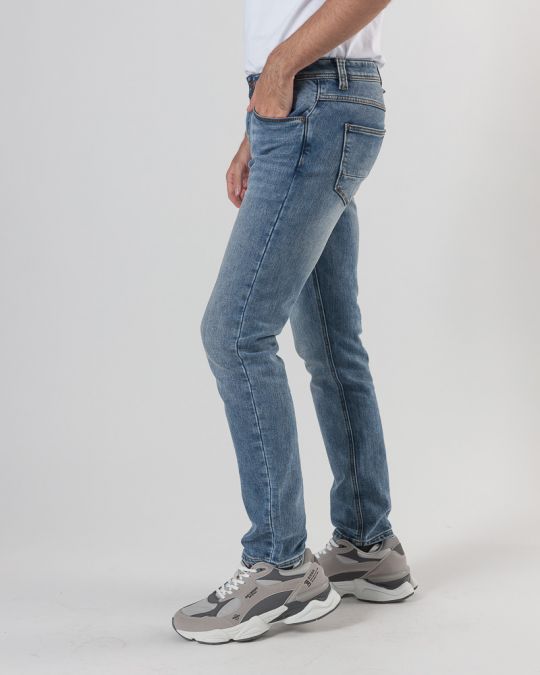 BLUE MEN'S JOGJEANS PANTS 1D24FW1145LP7125