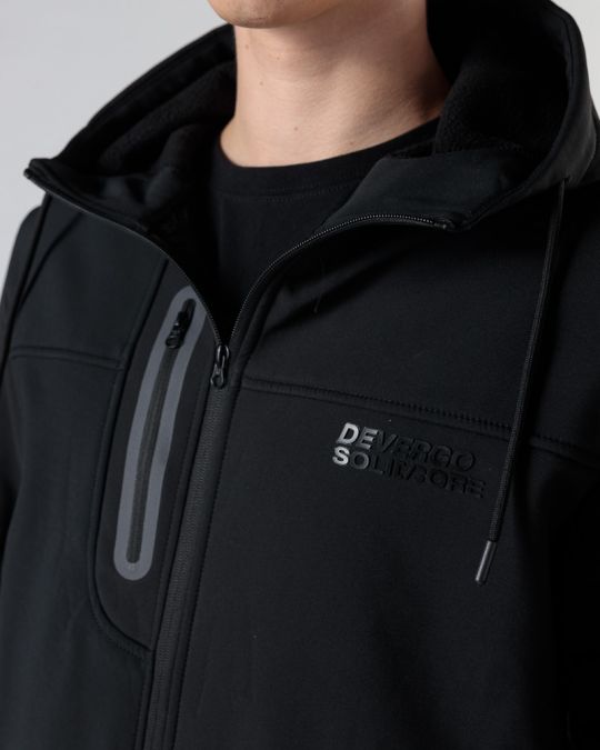 BLACK MEN'S TRANSITIONAL JACKET 1D24FW7014KA1201