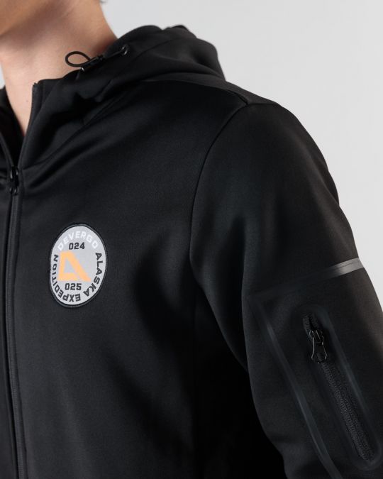 BLACK MEN'S TRANSITIONAL JACKET 1D24FW7015KA1201