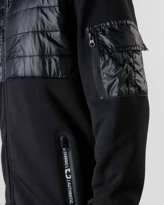 BLACK MEN'S TRANSITIONAL JACKET 1D24FW7016KA1201