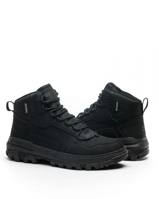 BLACK MEN'S BOOTS - DESH DE24FW5056PU