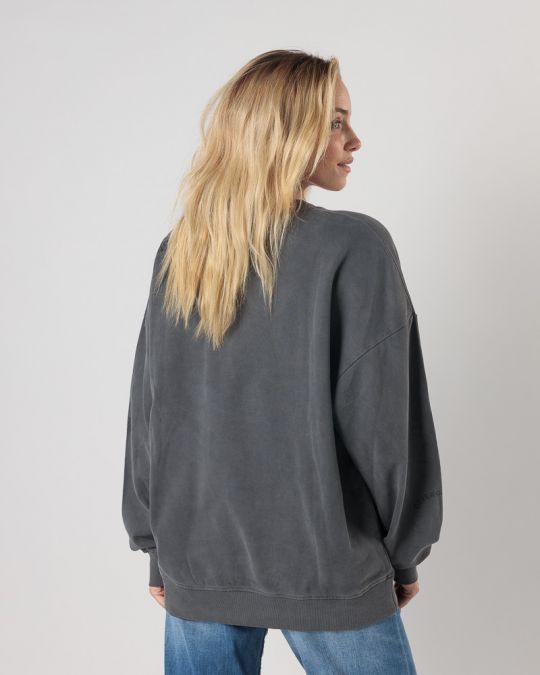 GREY WOMEN'S SWEATSHIRT 2D24FW4587LS0706