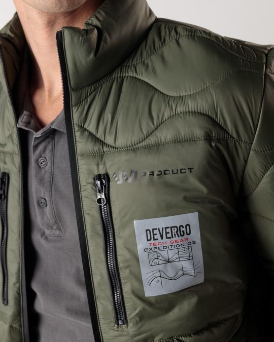 KHAKI MEN'S TRANSITIONAL JACKET 1D24FW7001KA1600