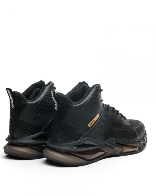 BLACK MEN'S SNEAKERS - BARETT DE24FW4054PU