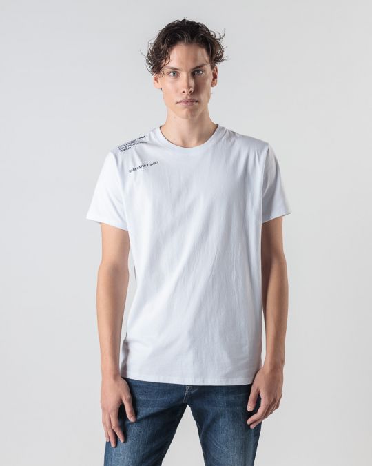 WHITE MEN'S T-SHIRT 1D24FW4023SS0105
