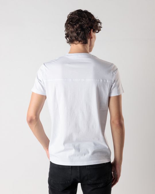 WHITE MEN'S T-SHIRT 1D24FW4038SS0105