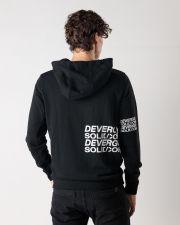 BLACK MEN'S HOODIE