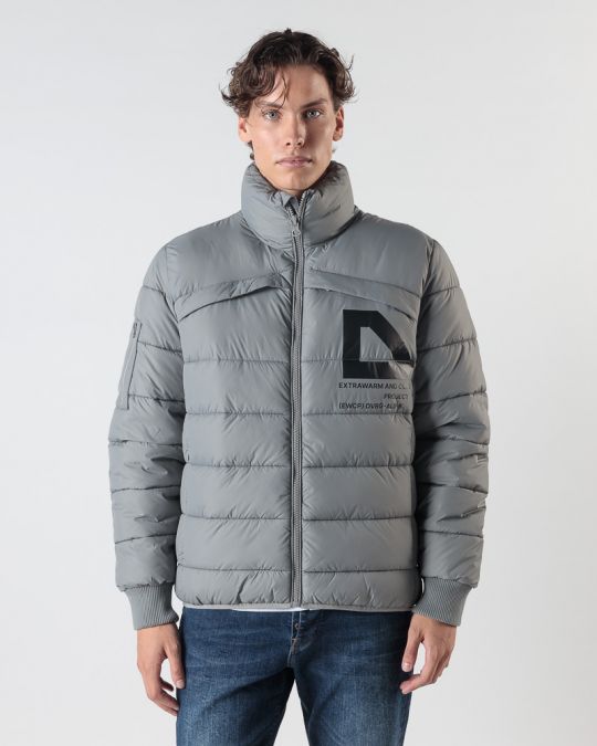 GREY MEN'S WINTER COAT 1D24FW3005KA1600