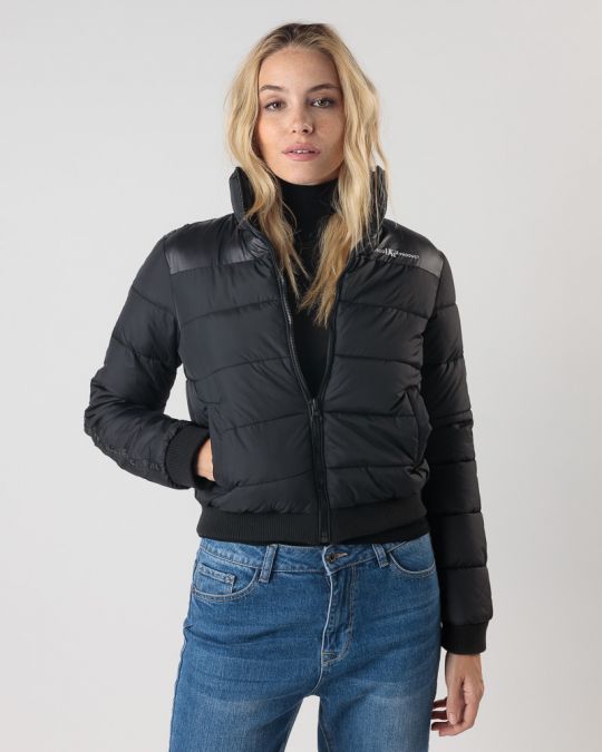 BLACK WOMEN'S COAT 2D24FW3535KA1600