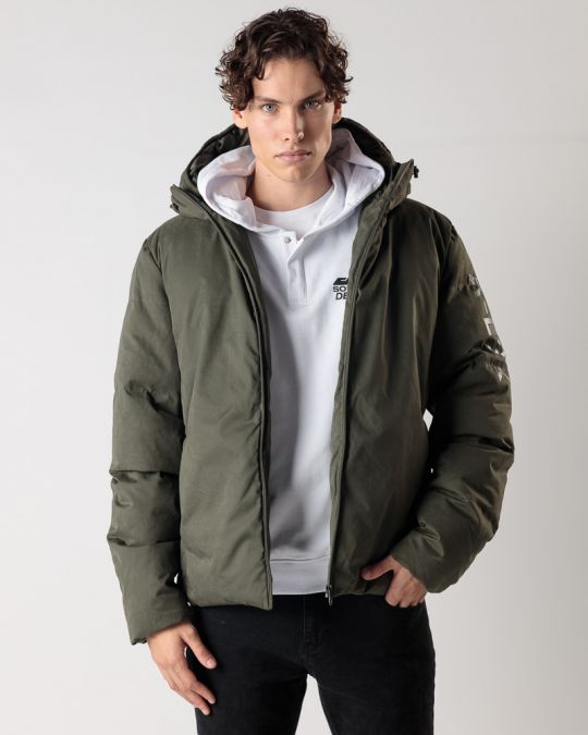 KHAKI MEN'S WINTER COAT 1D24FW3003KA1600
