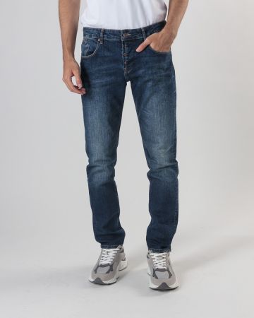 INDIGO MEN'S JEANS - DYLAN 24715 1J24FW0008LP7682TU