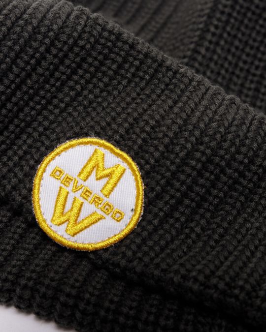 KHAKI MEN'S KNITTED HAT 1D24FW8001HA1101