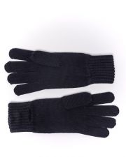 BLACK MEN'S KNITTED GLOVES