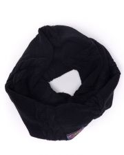 BLACK WOMEN'S KNITTED SCARF