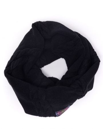 BLACK WOMEN'S KNITTED SCARF 2D24FW8512SC1101