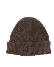 BROWN MEN'S KNITTED HAT
