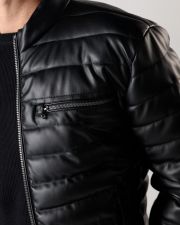 BLACK MEN'S TRANSITIONAL JACKET