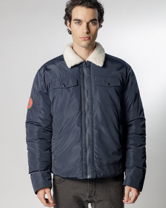 BLUE MEN'S WINTER COAT 1D24FW3011KA1600