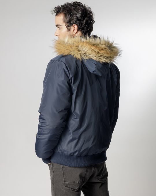 BLUE MEN'S WINTER COAT 1D24FW3006KA1600