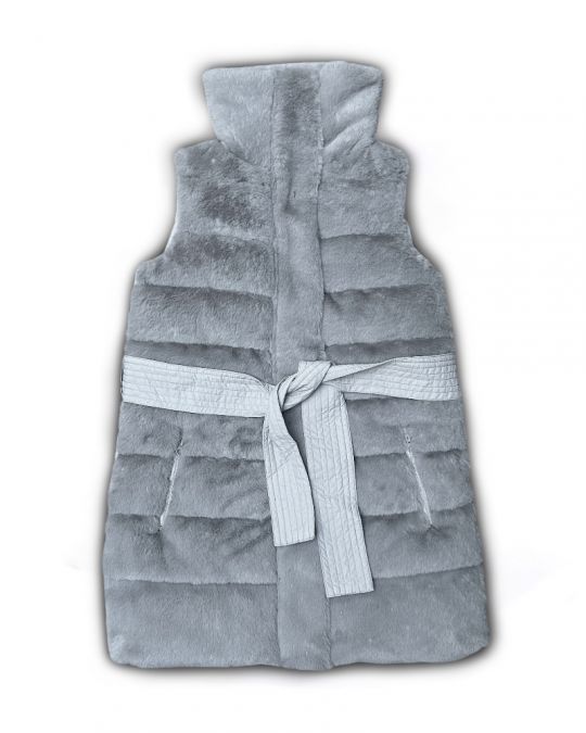 GREY WOMEN'S VEST 2D24FW7520SL1200
