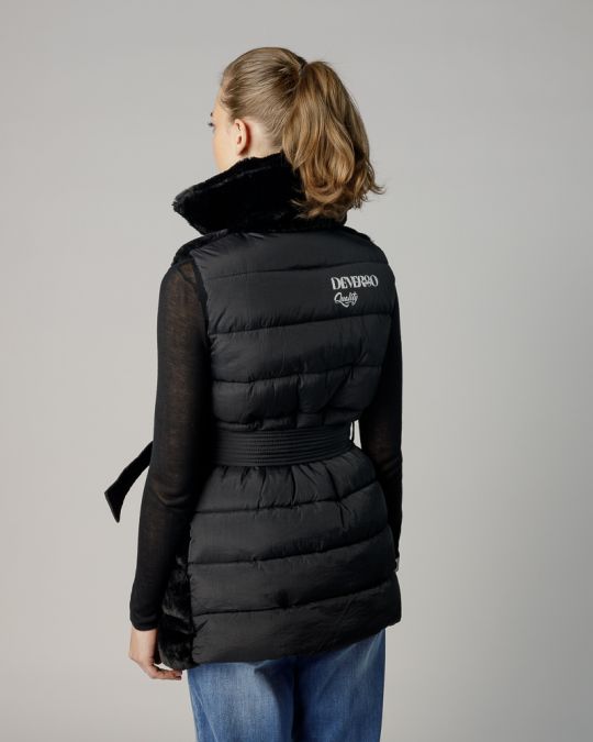 BLACK WOMEN'S VEST 2D24FW7520SL1200