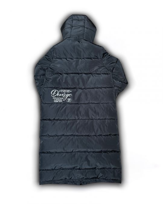 BLACK WOMEN'S LONG COAT 2D24FW3508KA1600