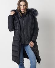 BLACK WOMEN'S WINTER COAT