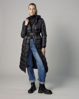 BLACK WOMEN'S WINTER COAT 2D24FW3516KA1600