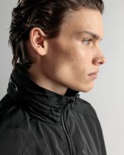 BLACK MEN'S TRANSITIONAL JACKET