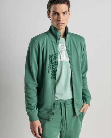 GREEN MEN'S PULLOVER 1D25SS4071KA0705