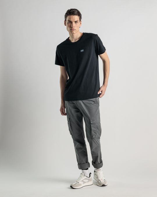 BLACK MEN'S T-SHIRT 1D25SS4029SS0106