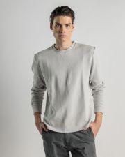 GREY MEN'S LONGSLEEVE T-SHIRT