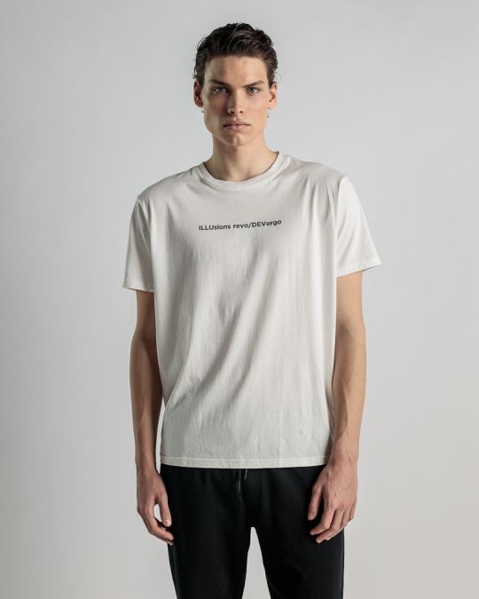 WHITE MEN'S T-SHIRT 1D25SS4040SS0105