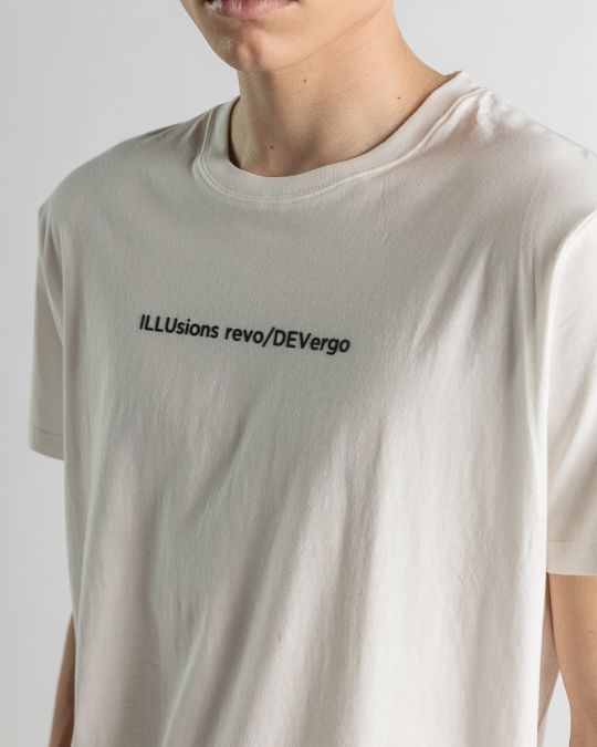WHITE MEN'S T-SHIRT 1D25SS4040SS0105
