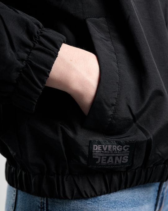 BLACK WOMEN'S TRANSITIONAL JACKET 2D25SS3500KA1600