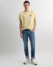 YELLOW MEN'S T-SHIRT
