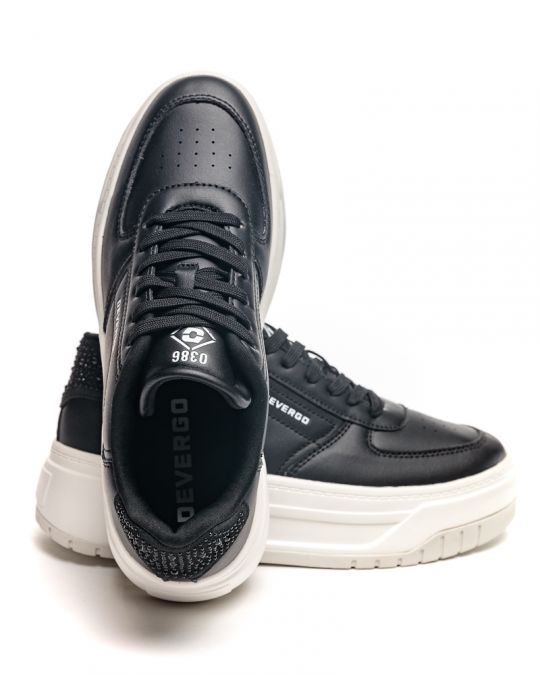 BLACK WOMEN'S SNEAKER - CHARLOTTE NEW DE25SS5503PU AD