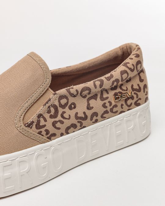 BROWN WOMEN'S SLIP-ON SHOES - HELIA DE25SS3515CA KD